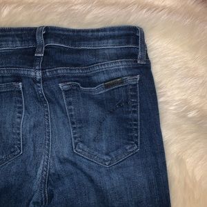Dark wash skinny joes jeans